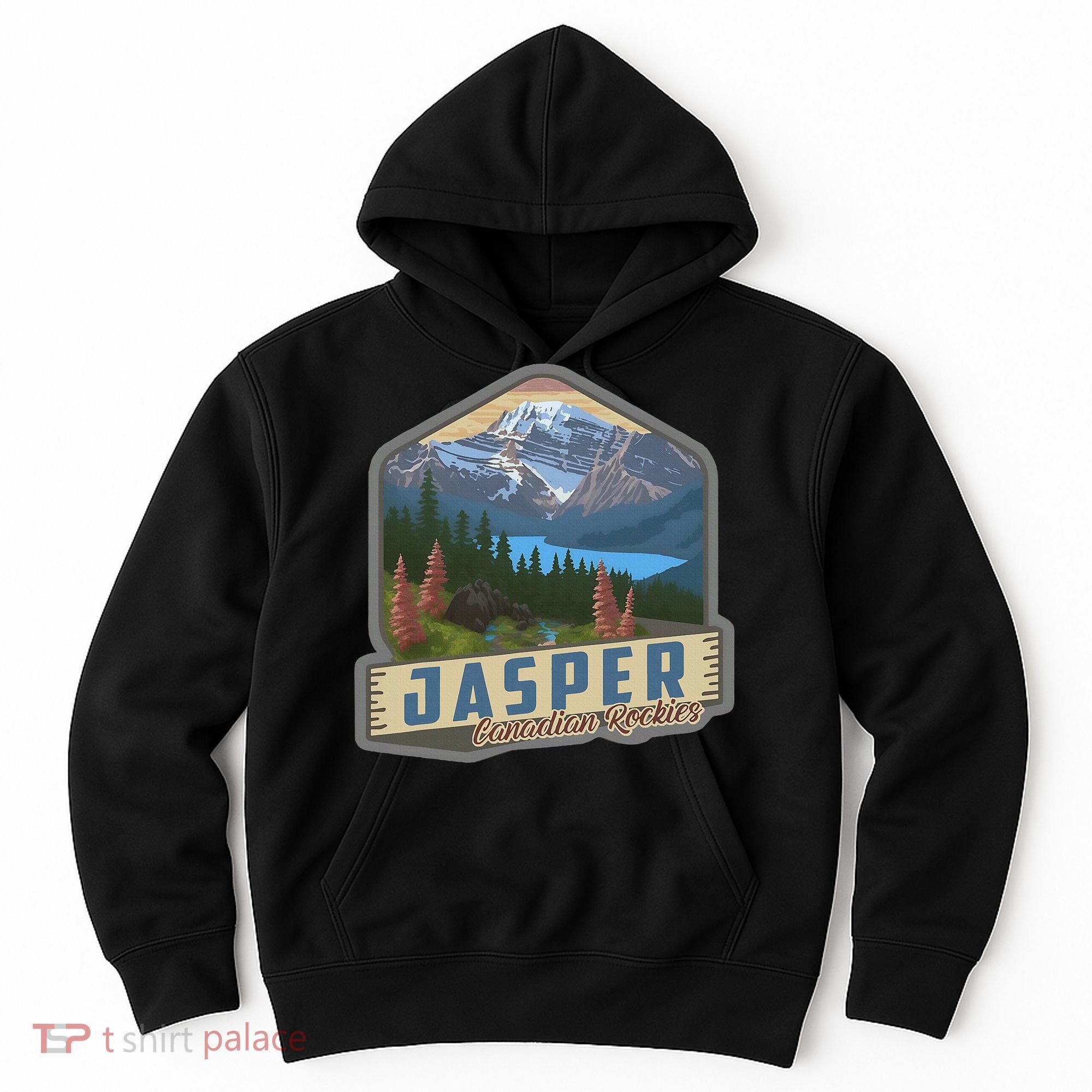 Jasper National Park Canadian Rockies Us Parks Camping Hoodie