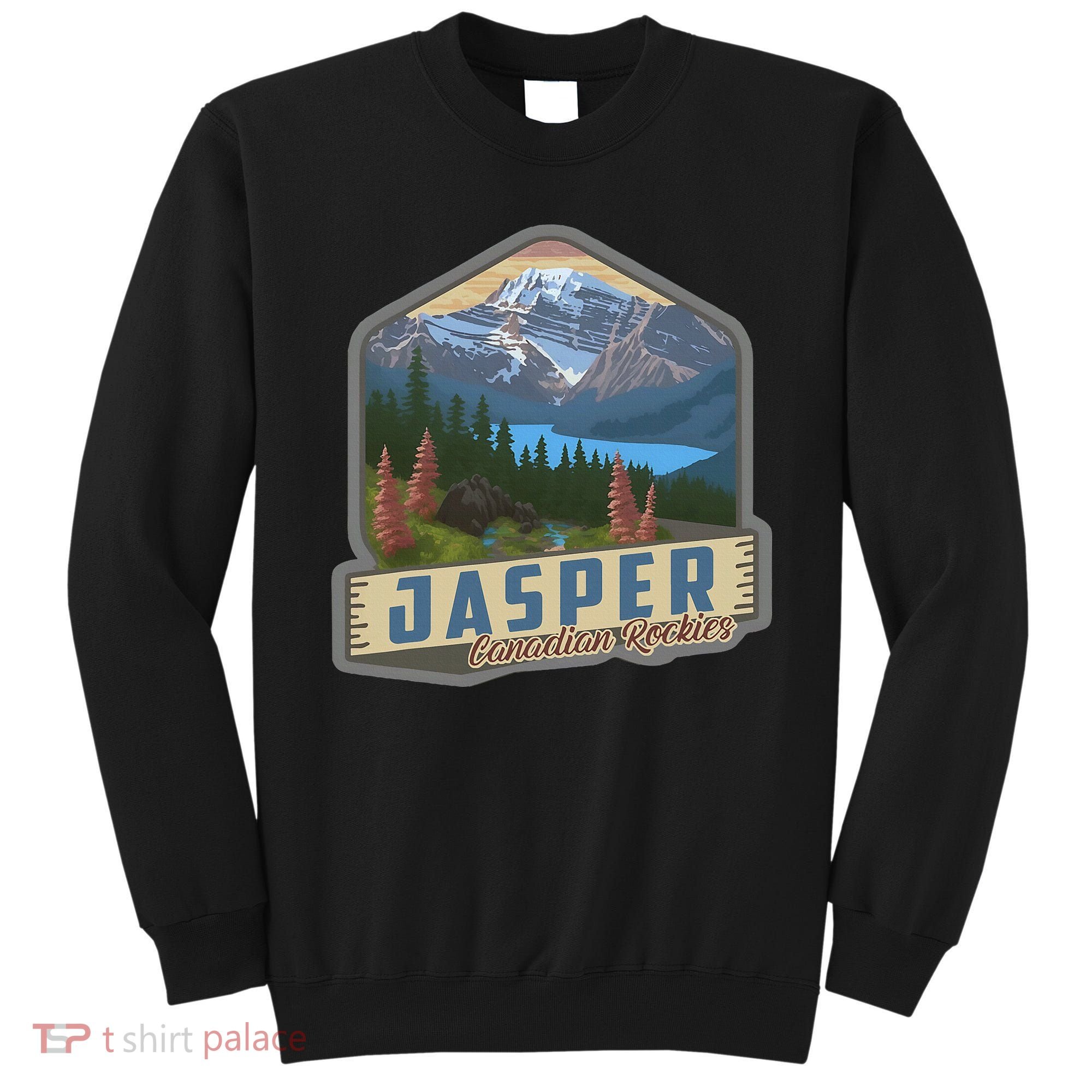 Jasper National Park Canadian Rockies Us Parks Camping Sweatshirt