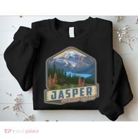 Jasper National Park Canadian Rockies Us Parks Camping Sweatshirt thumb 2
