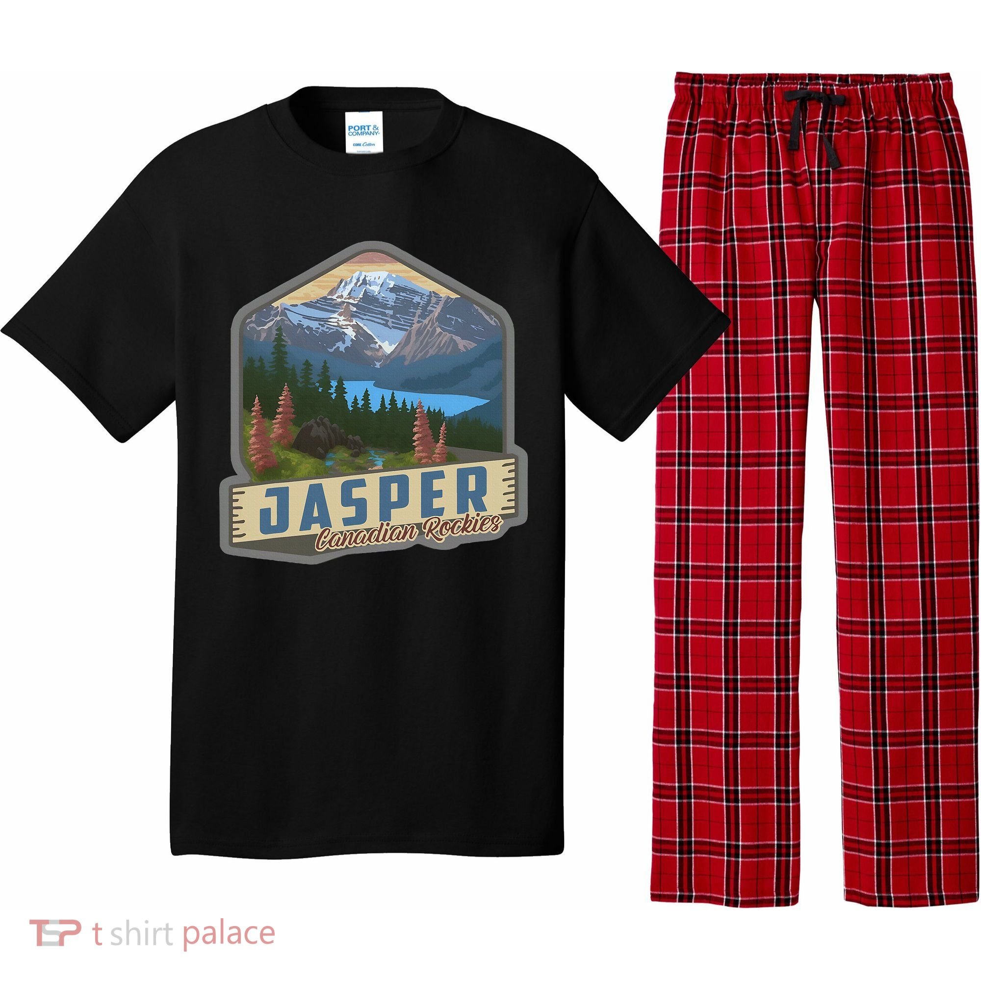 Jasper National Park Canadian Rockies Us Parks Camping Pajama Set