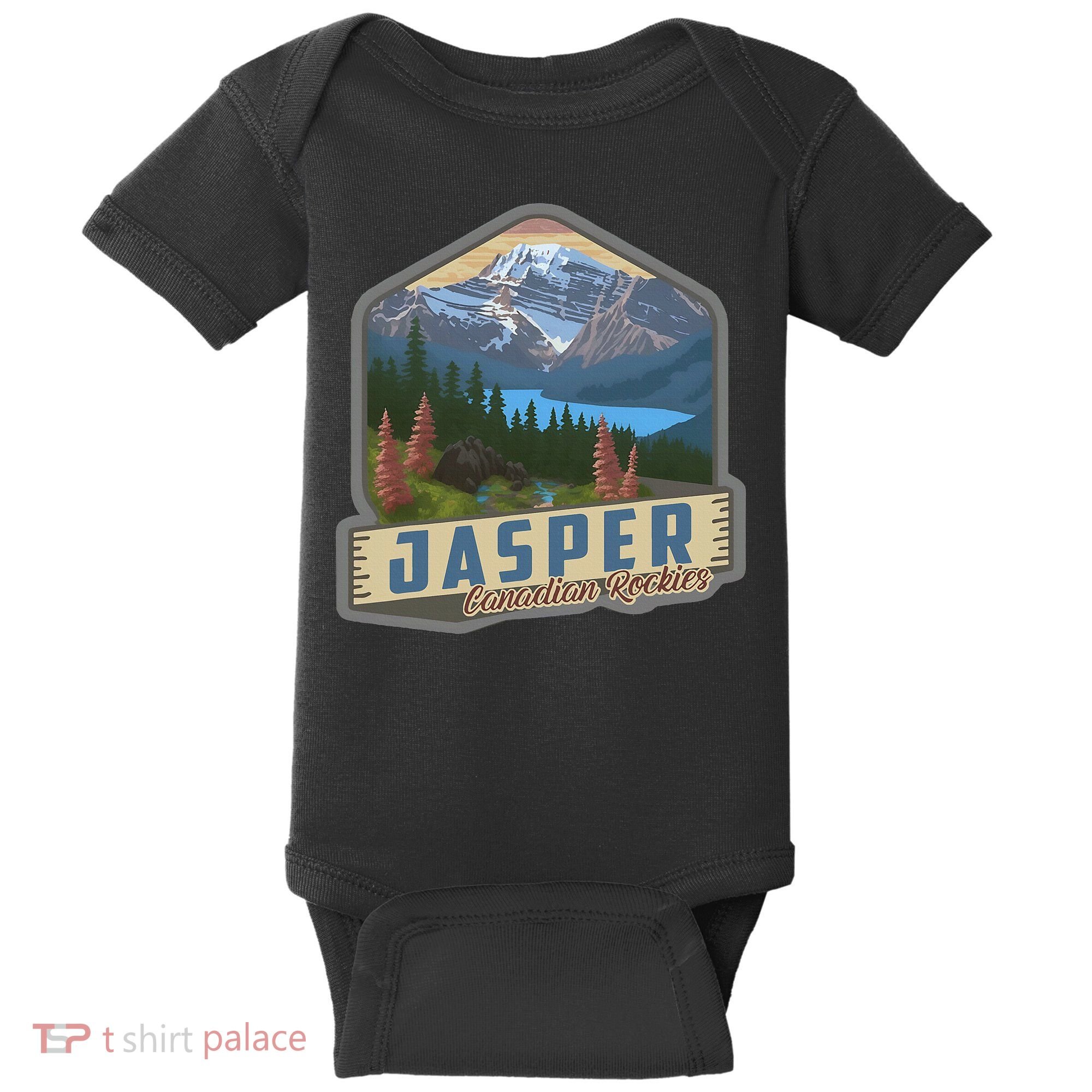 Jasper National Park Canadian Rockies Us Parks Camping Baby Bodysuit