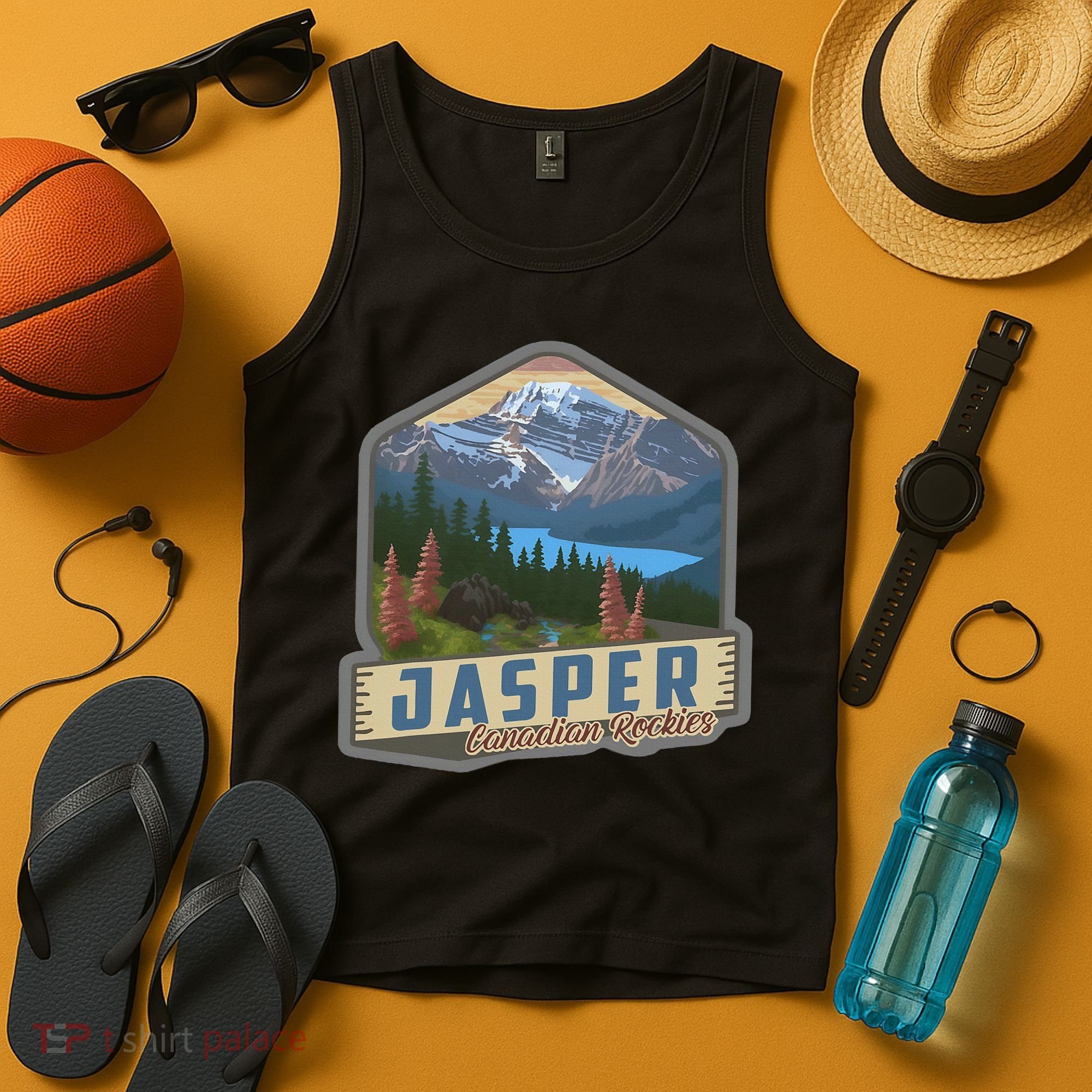 Jasper National Park Canadian Rockies Us Parks Camping Tank Top