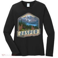Jasper National Park Canadian Rockies Us Parks Camping Women's Long Sleeve Shirt thumb 0