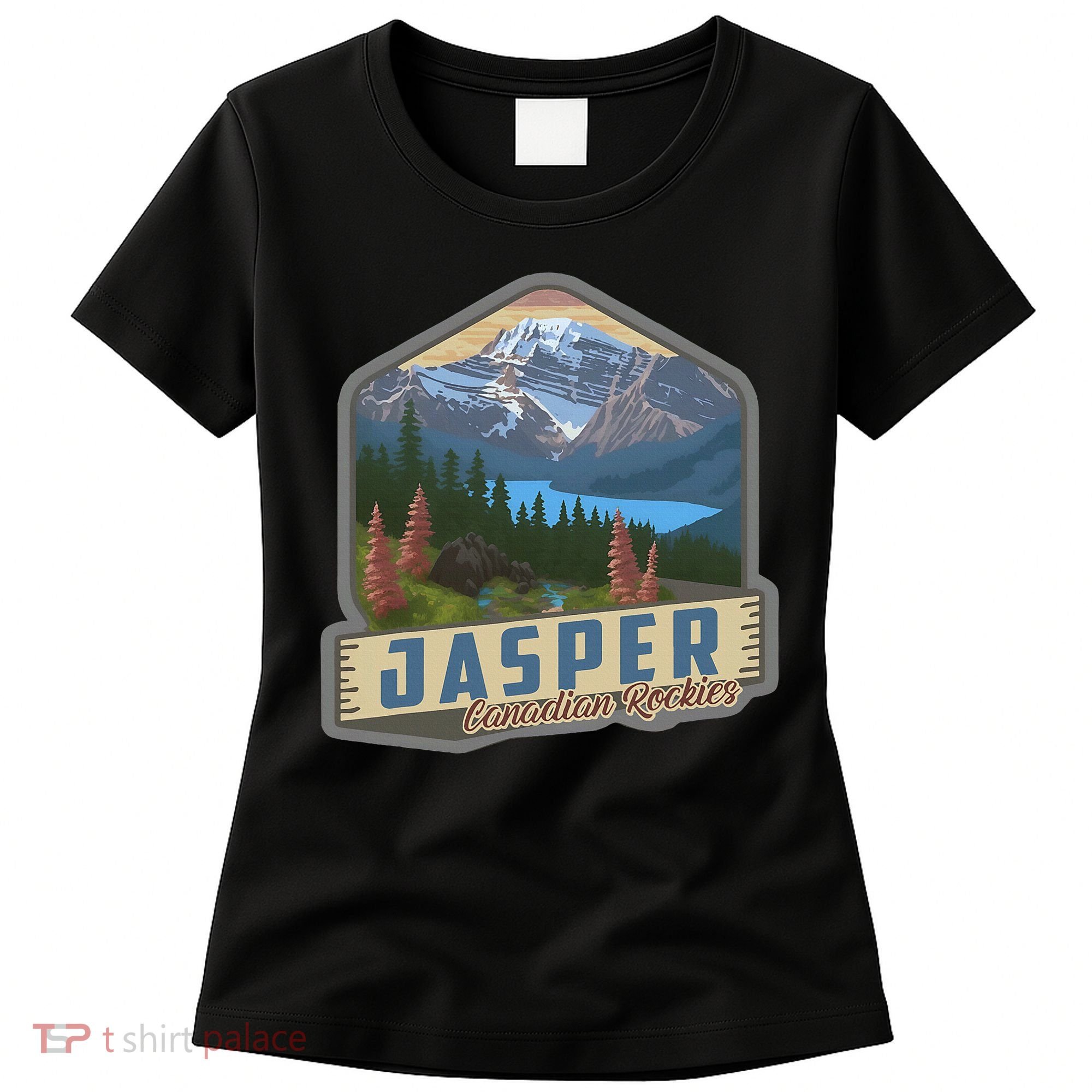 Jasper National Park Canadian Rockies Us Parks Camping Women's T-Shirt