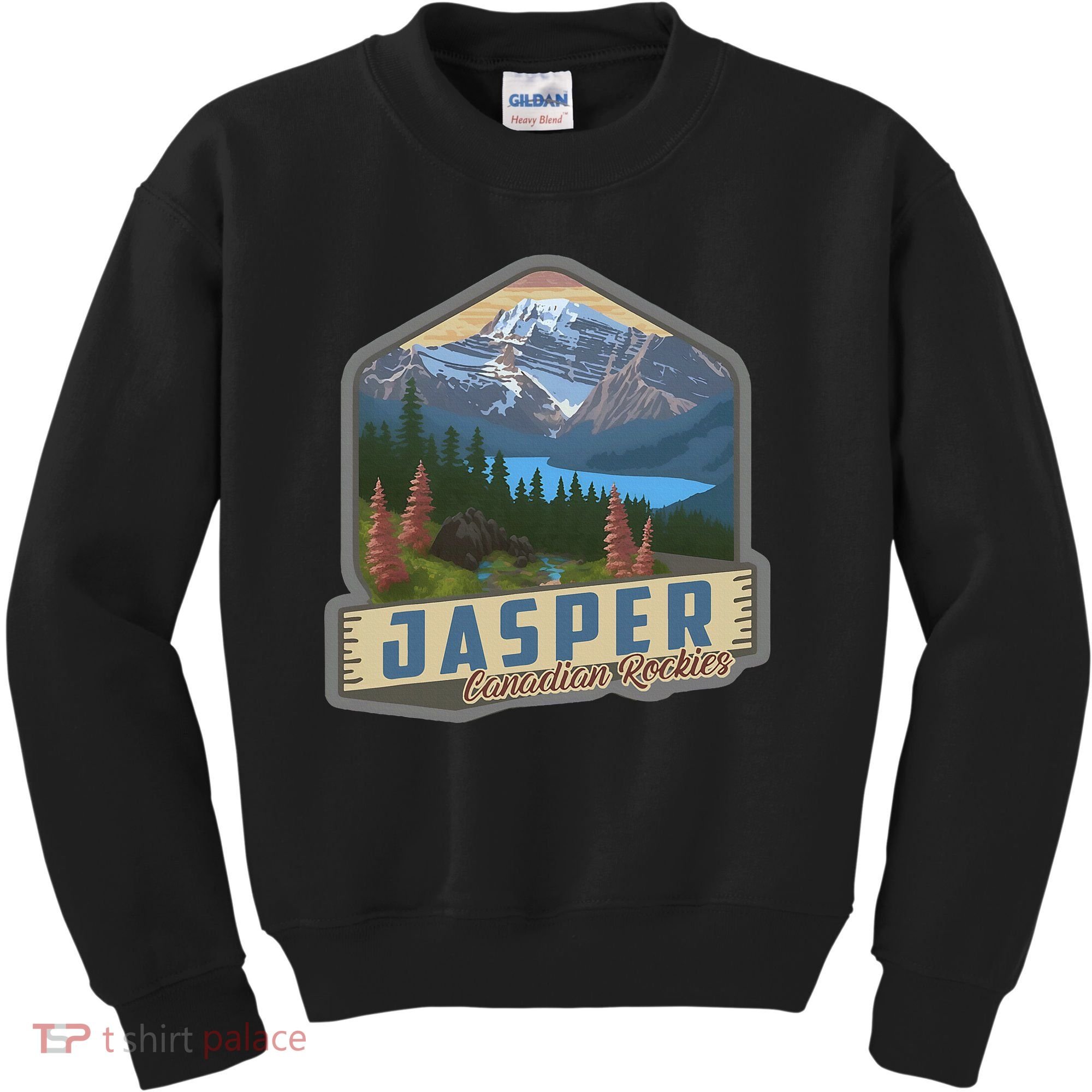 Jasper National Park Canadian Rockies Us Parks Camping Kids Sweatshirt