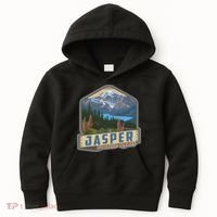 Jasper National Park Canadian Rockies Us Parks Camping Kids Hoodie thumb 0
