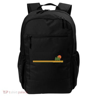 Jasper National Park Pine Trees Sun Backpack