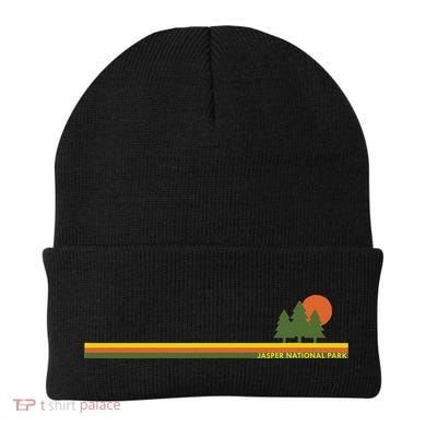 Jasper National Park Pine Trees Sun Beanie