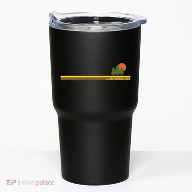 Jasper National Park Pine Trees Sun Tumbler