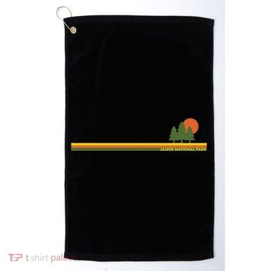 Jasper National Park Pine Trees Sun Golf Towel
