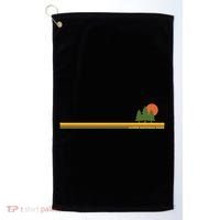 Jasper National Park Pine Trees Sun Golf Towel thumb 0
