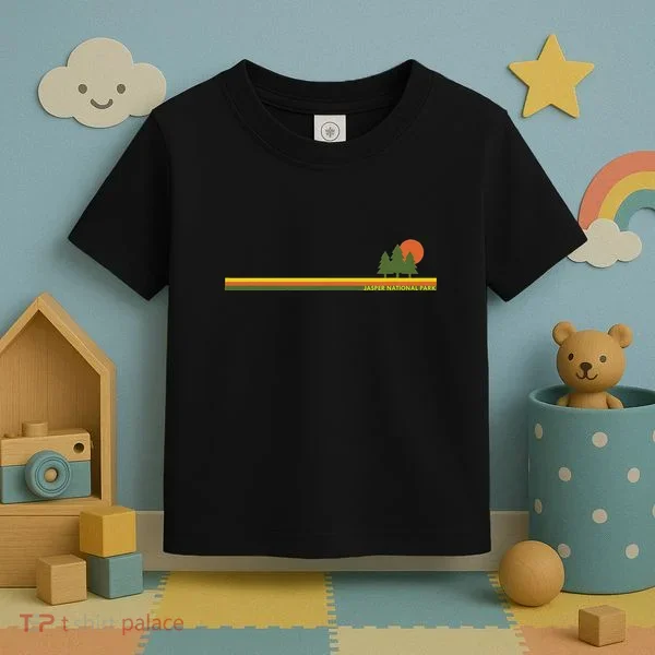 Jasper National Park Pine Trees Sun Toddler T-Shirt