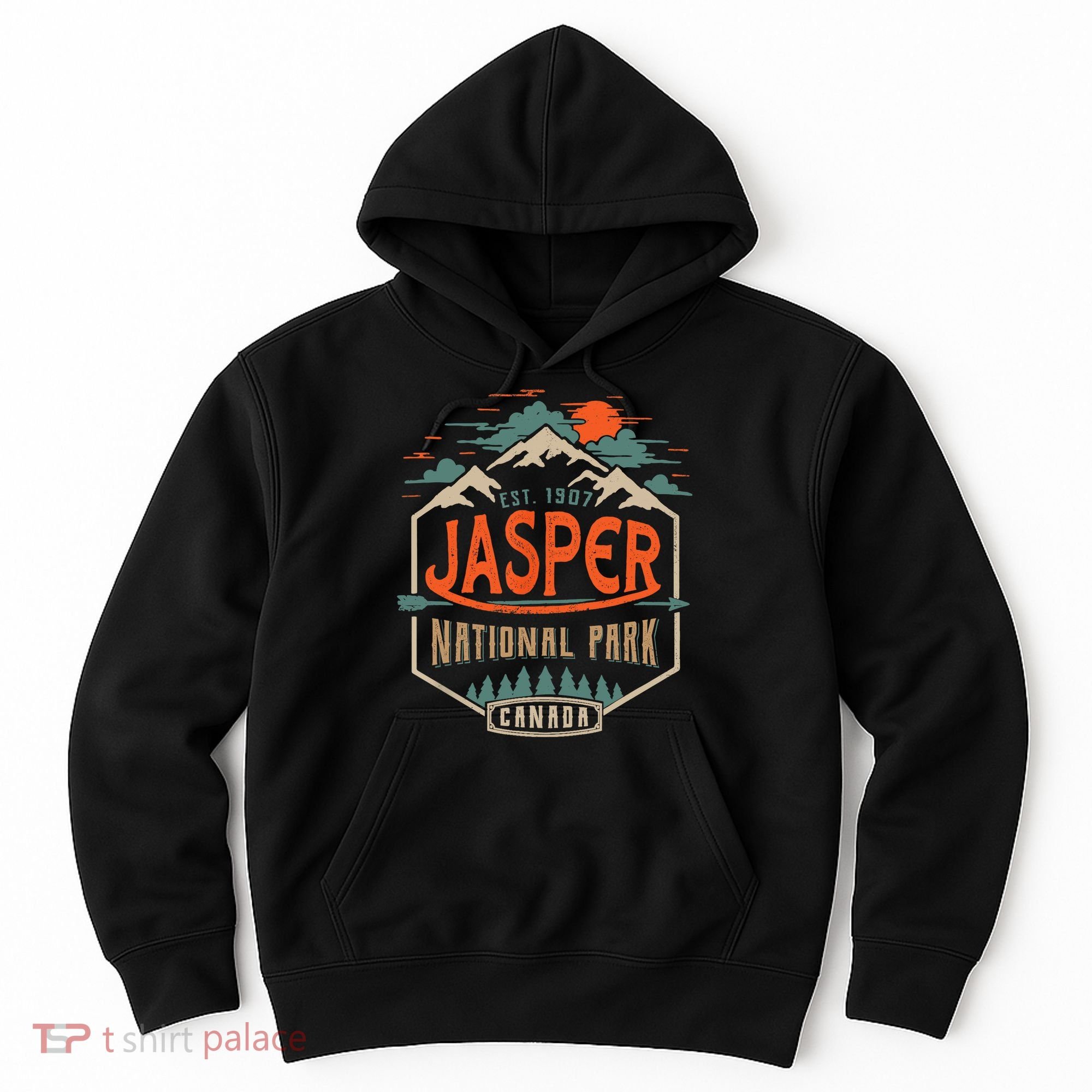 Jasper National Park, Alberta, Canada Exploration Travel Hoodie