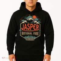 Jasper National Park, Alberta, Canada Exploration Travel Hoodie thumb 2