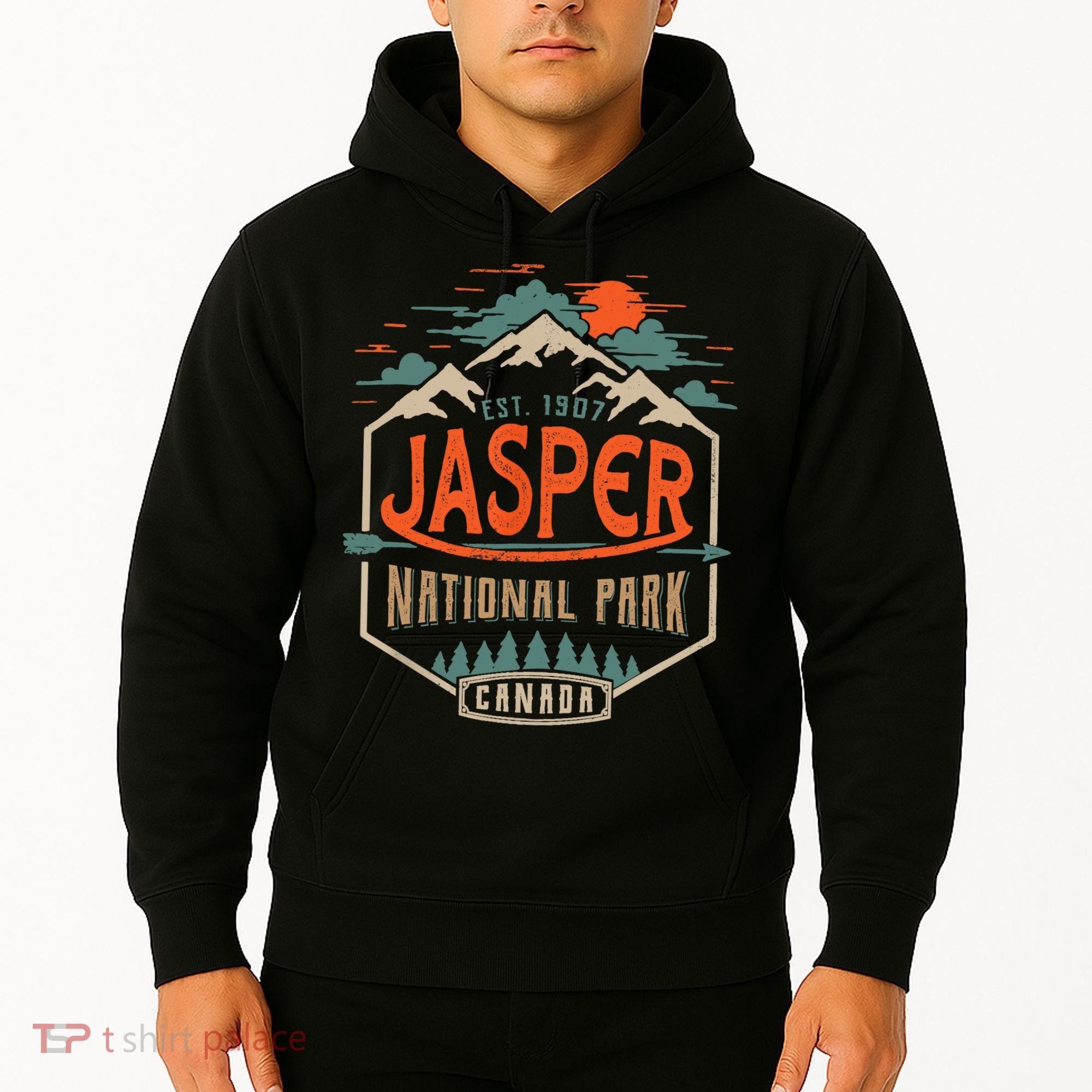 Jasper National Park, Alberta, Canada Exploration Travel Hoodie