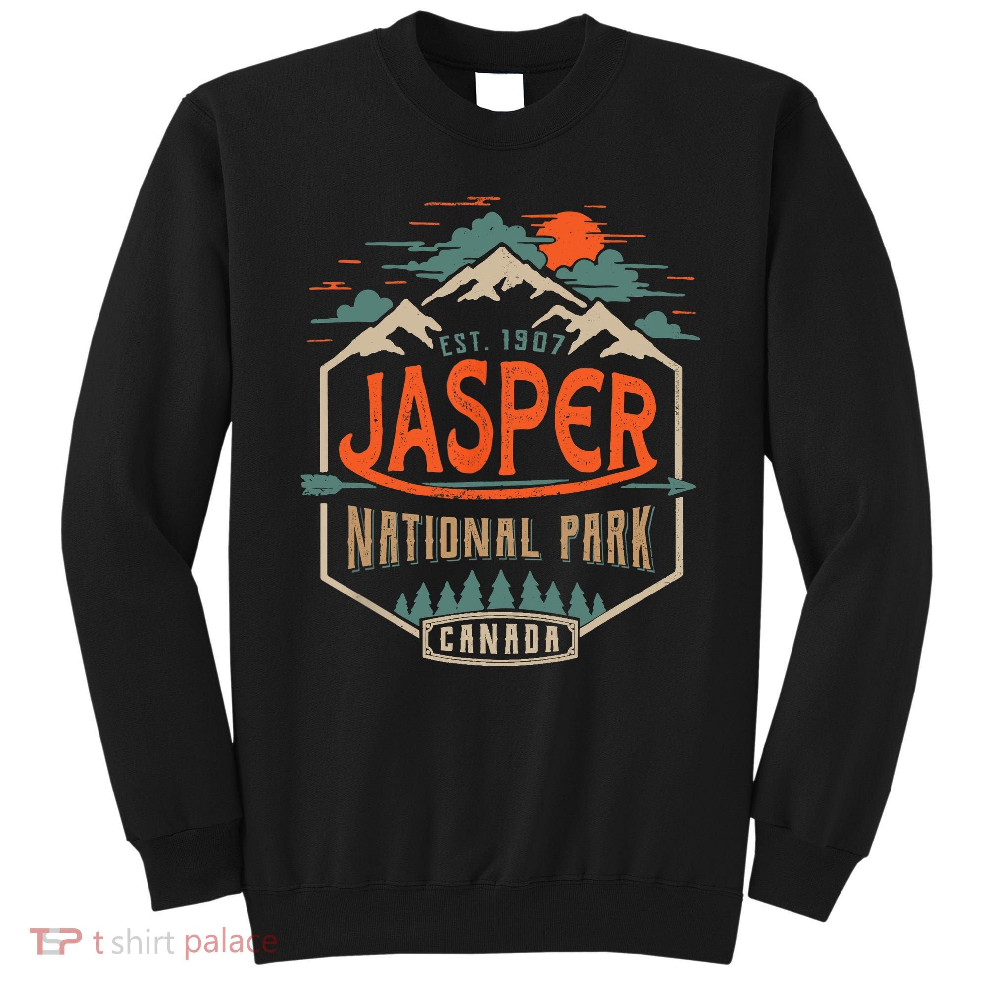 Jasper National Park, Alberta, Canada Exploration Travel Sweatshirt
