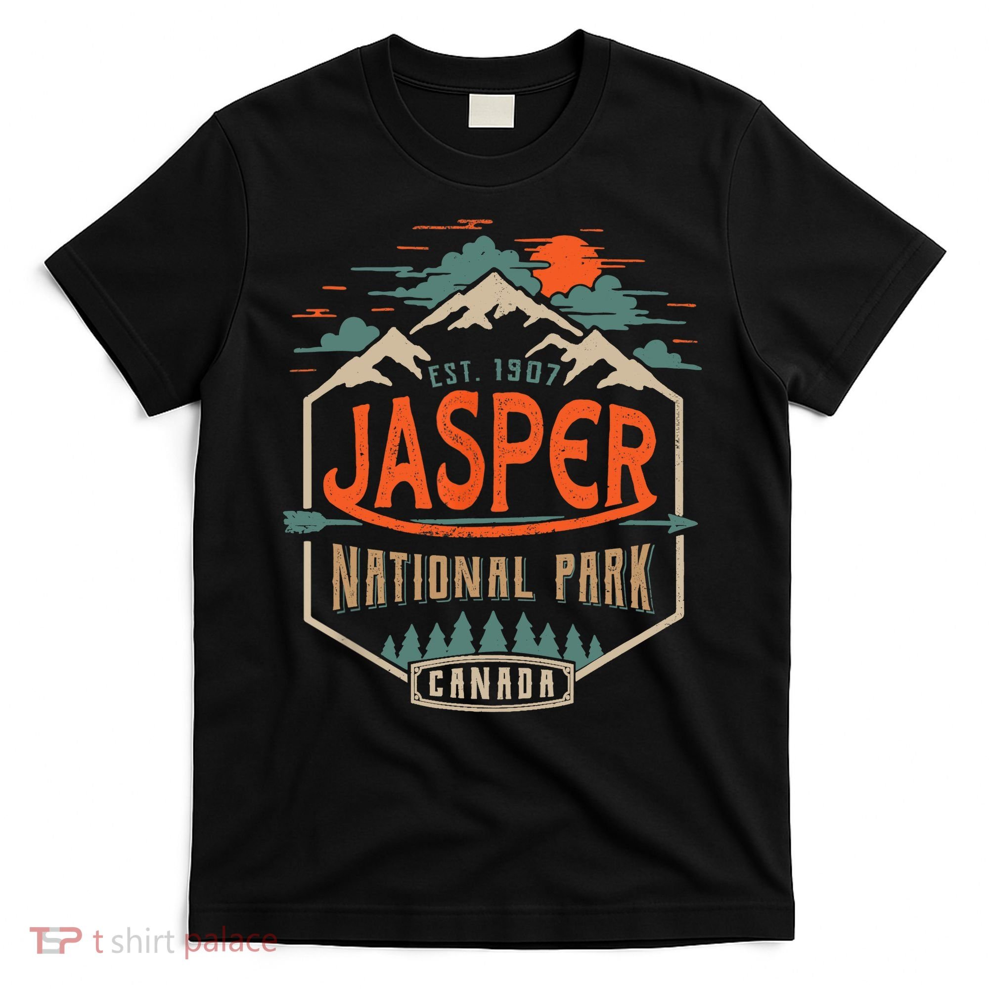 Jasper National Park, Alberta, Canada Exploration Travel T-Shirt
