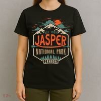 Jasper National Park, Alberta, Canada Exploration Travel T-Shirt thumb 4