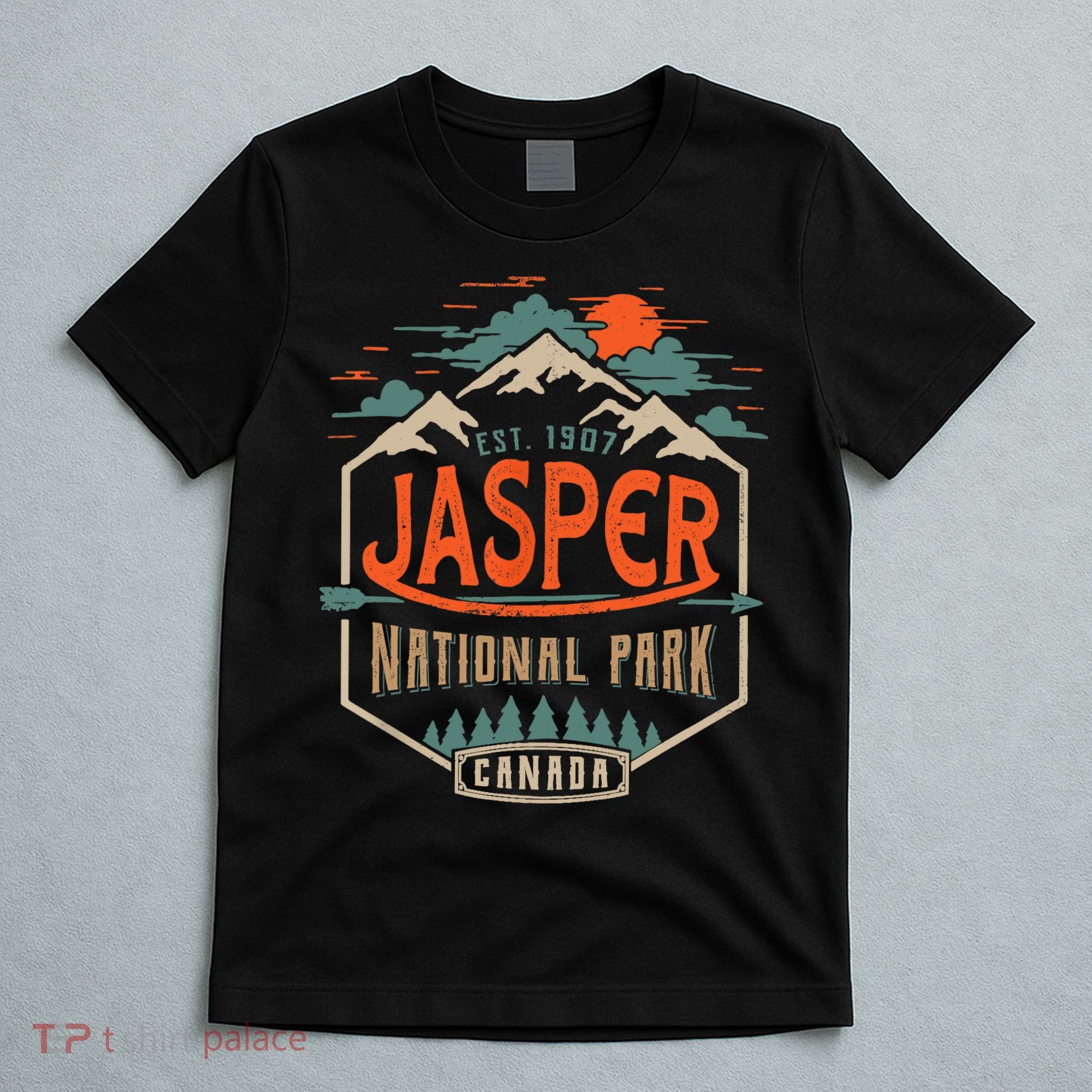 Jasper National Park, Alberta, Canada Exploration Travel T-Shirt