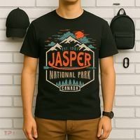 Jasper National Park, Alberta, Canada Exploration Travel T-Shirt thumb 6