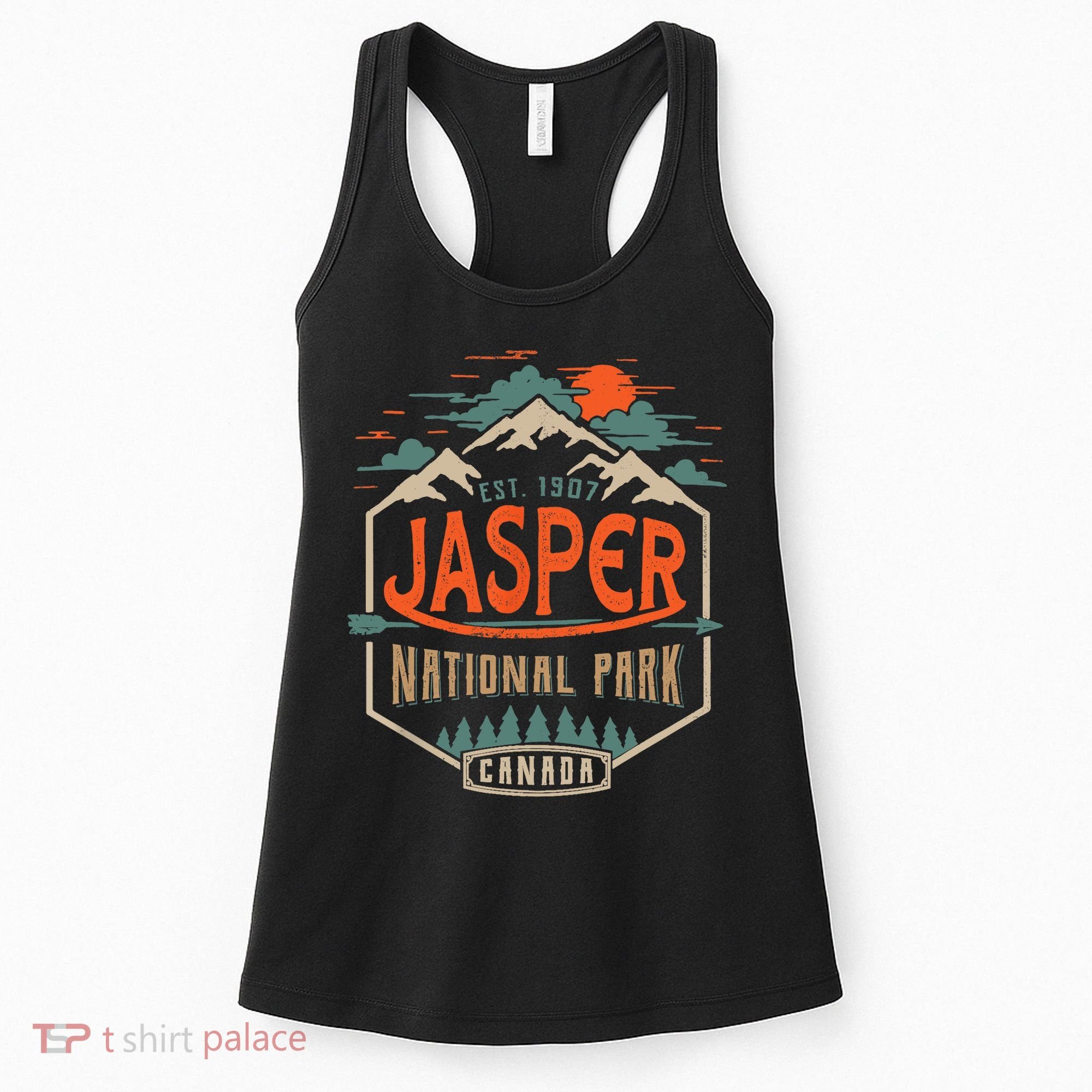 Jasper National Park, Alberta, Canada Exploration Travel Women's Tank Top