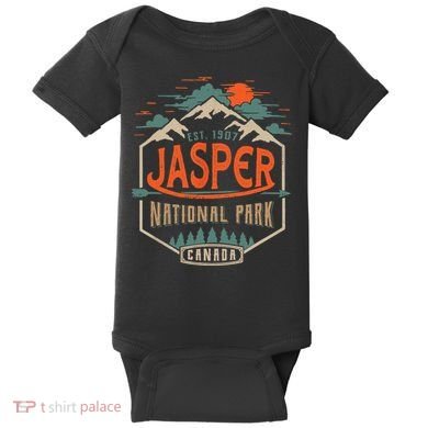 Jasper National Park, Alberta, Canada Exploration Travel Baby Bodysuit