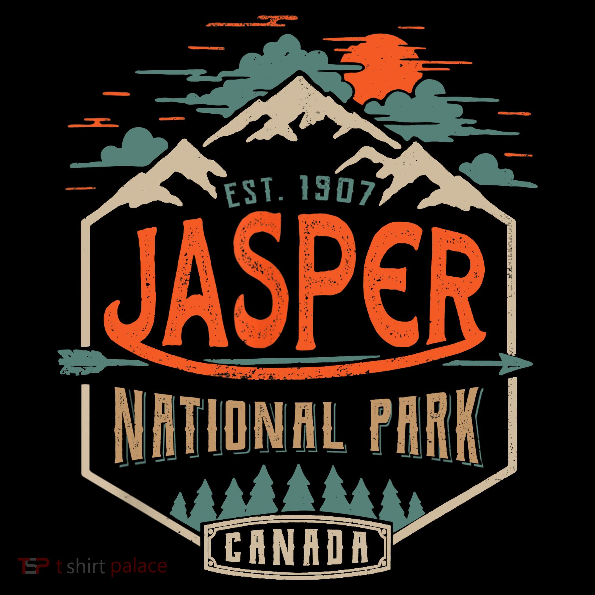 Jasper National Park, Alberta, Canada Exploration Travel Baby Bodysuit