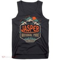 Jasper National Park, Alberta, Canada Exploration Travel Tank Top thumb 0