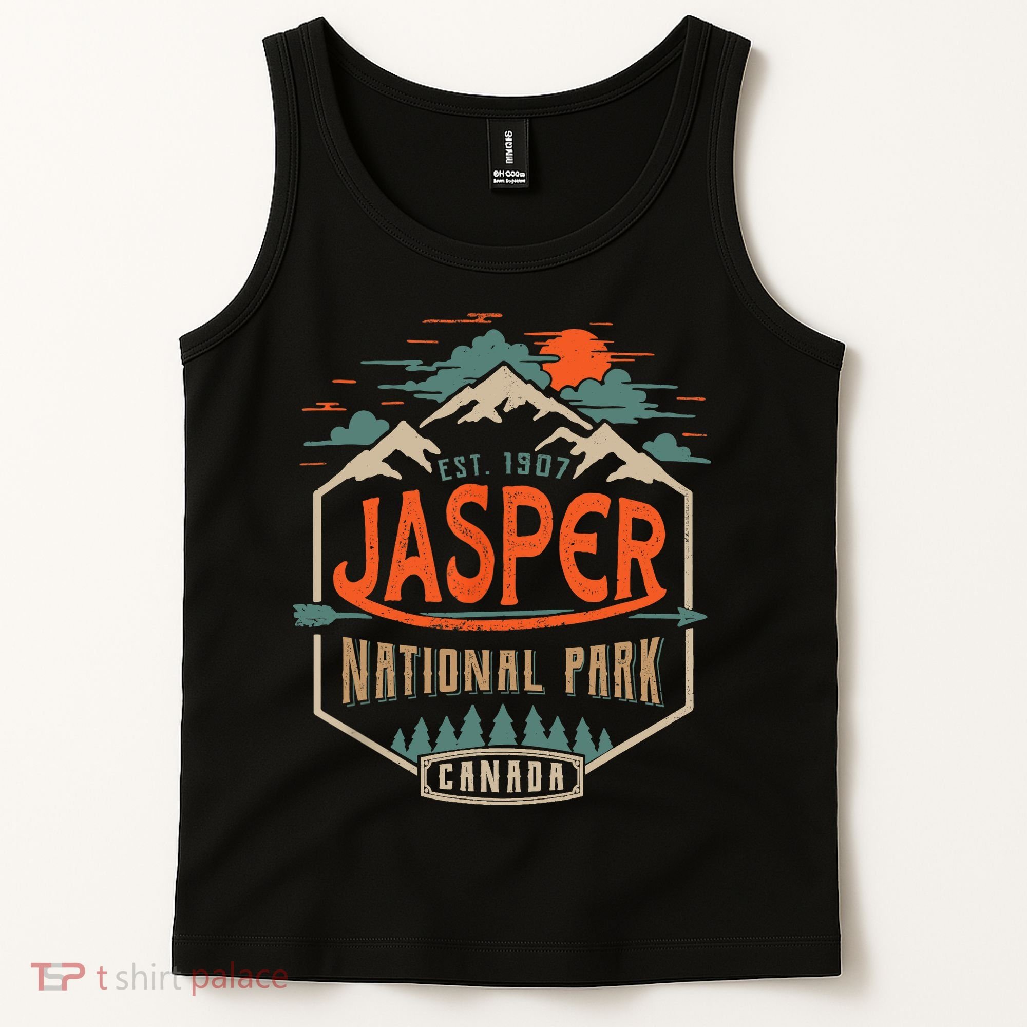 Jasper National Park, Alberta, Canada Exploration Travel Tank Top