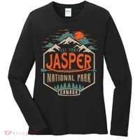 Jasper National Park, Alberta, Canada Exploration Travel Women's Long Sleeve Shirt thumb 0