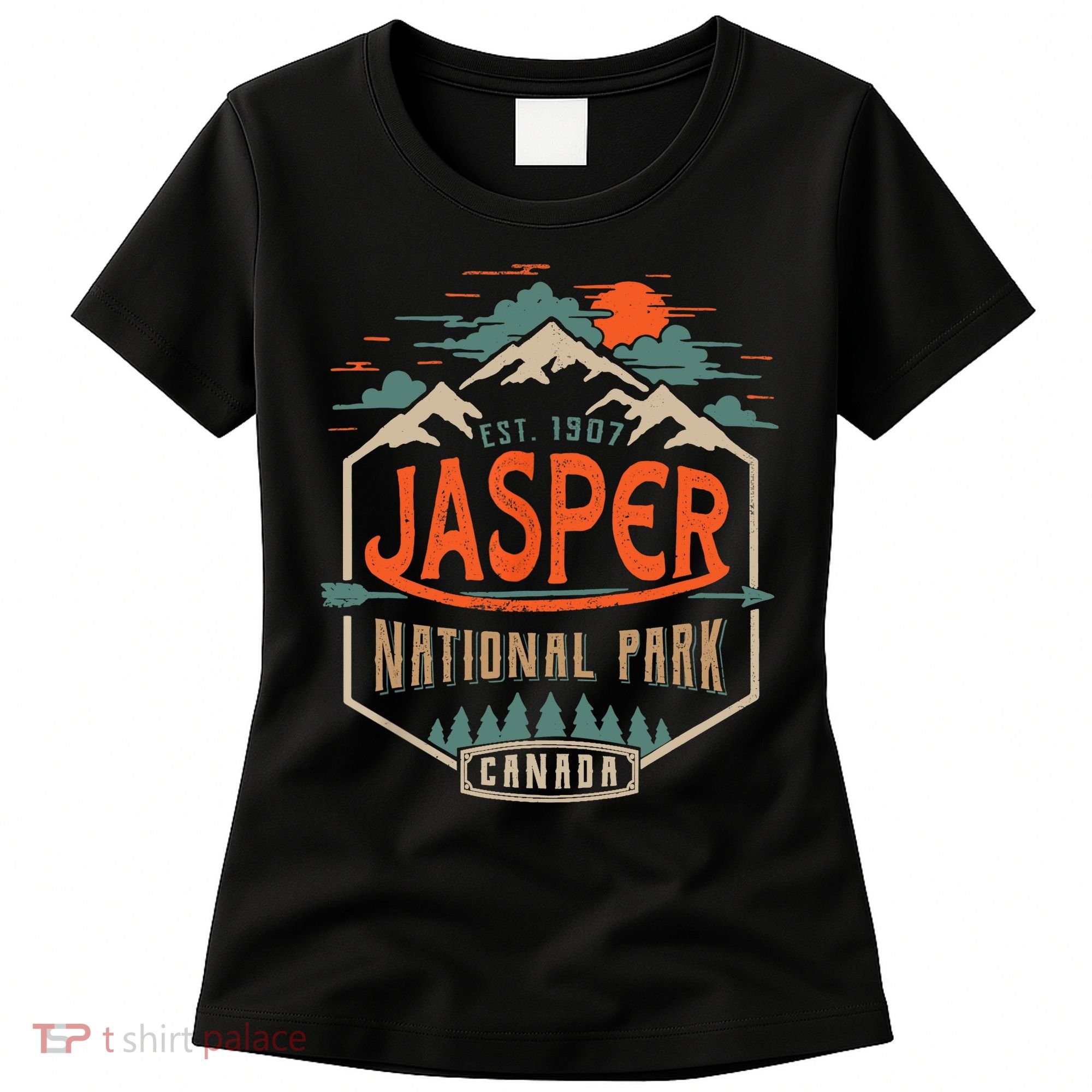 Jasper National Park, Alberta, Canada Exploration Travel Women's T-Shirt