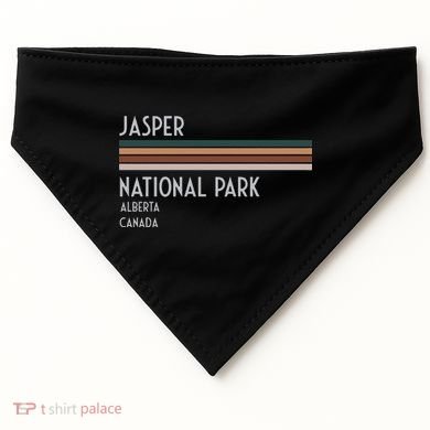 Jasper National Park Canada USA-Made Doggie Bandana