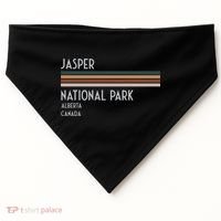 Jasper National Park Canada USA-Made Doggie Bandana thumb 0