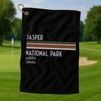 Jasper National Park Canada Golf Towel thumb 1