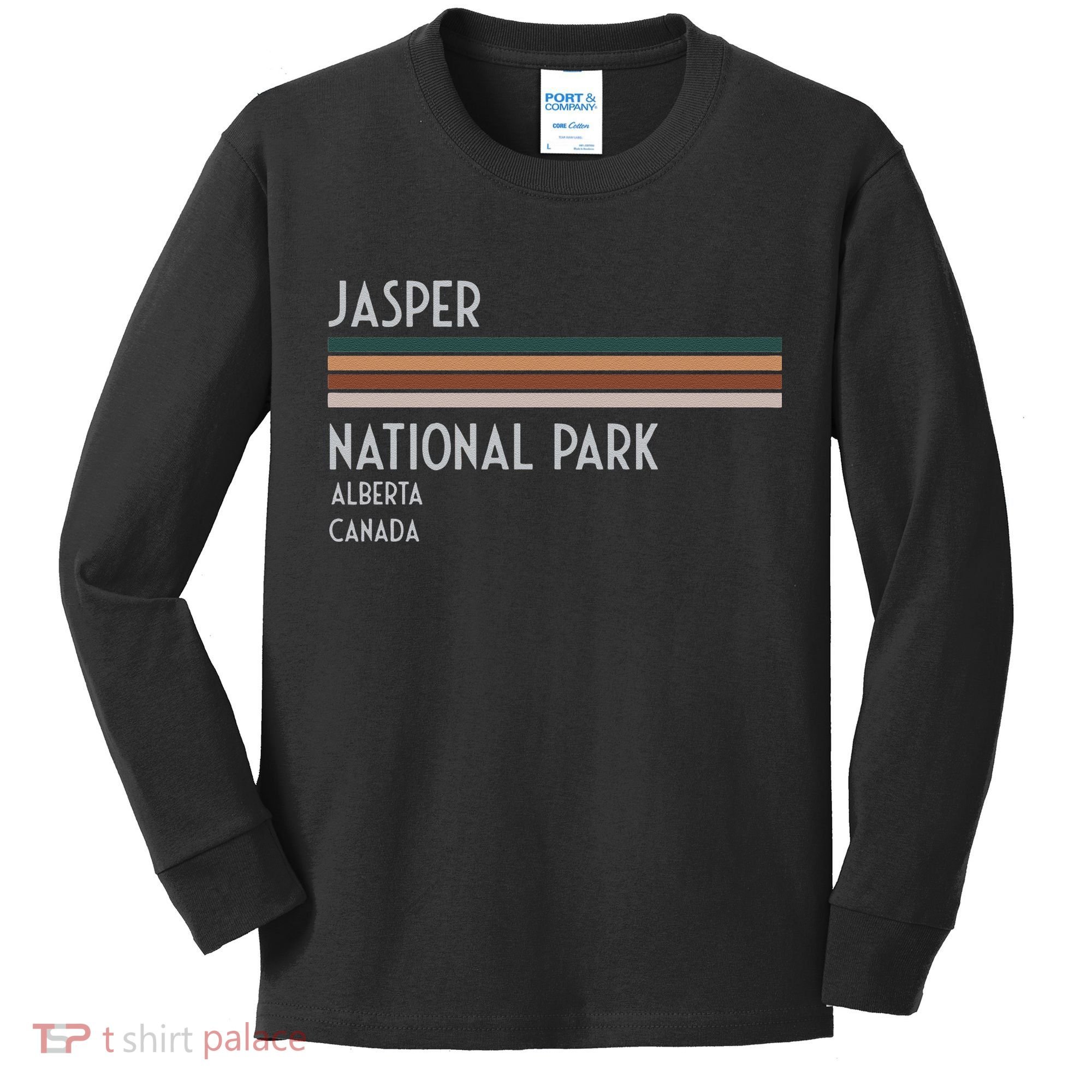 Jasper National Park Canada Kids Long Sleeve Shirt