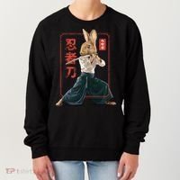 Japanese Ninja Rabbit Women's Sweatshirt thumb 0