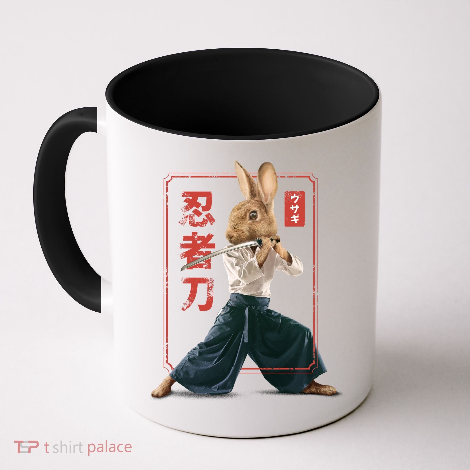 Japanese Ninja Rabbit Coffee Mug