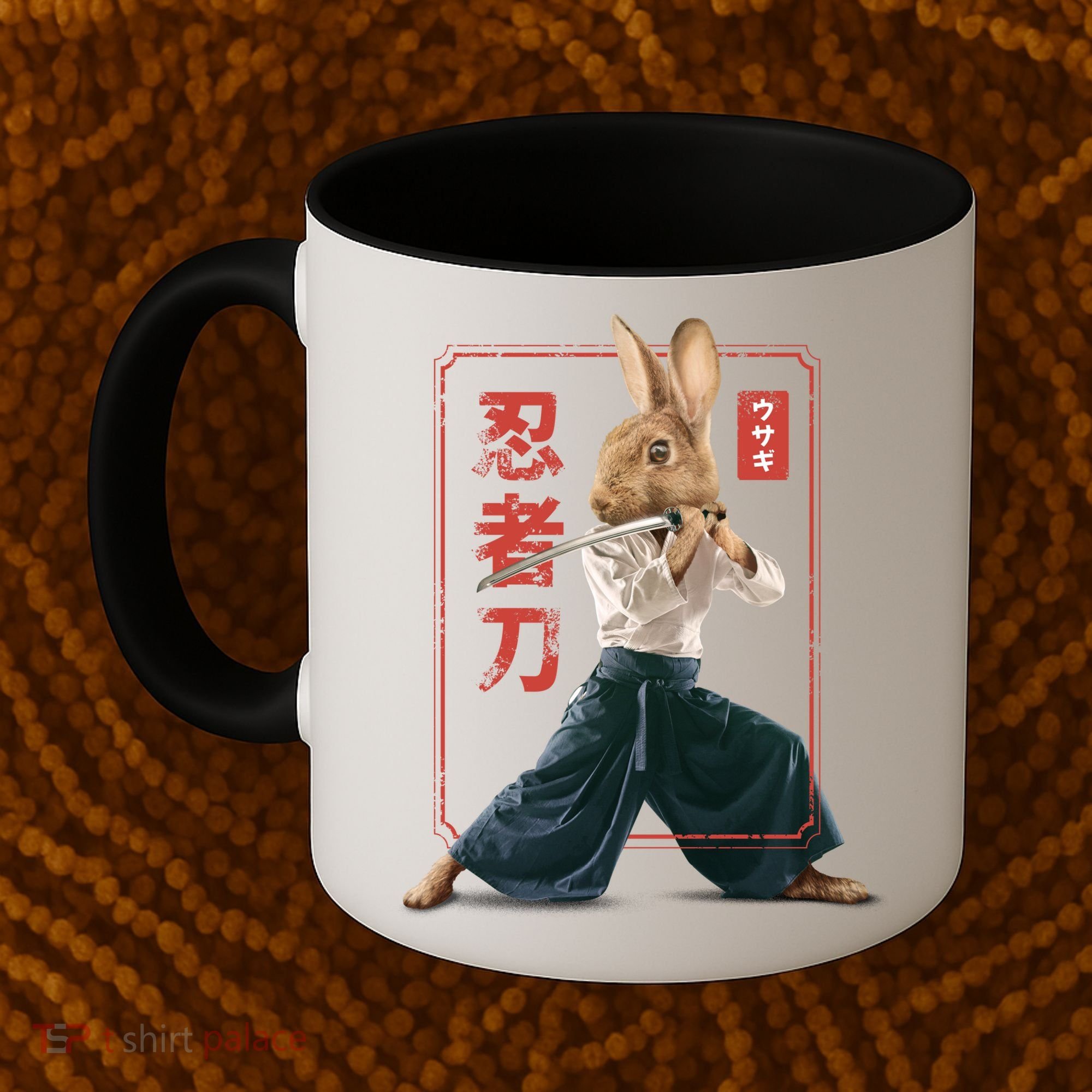 Japanese Ninja Rabbit Coffee Mug