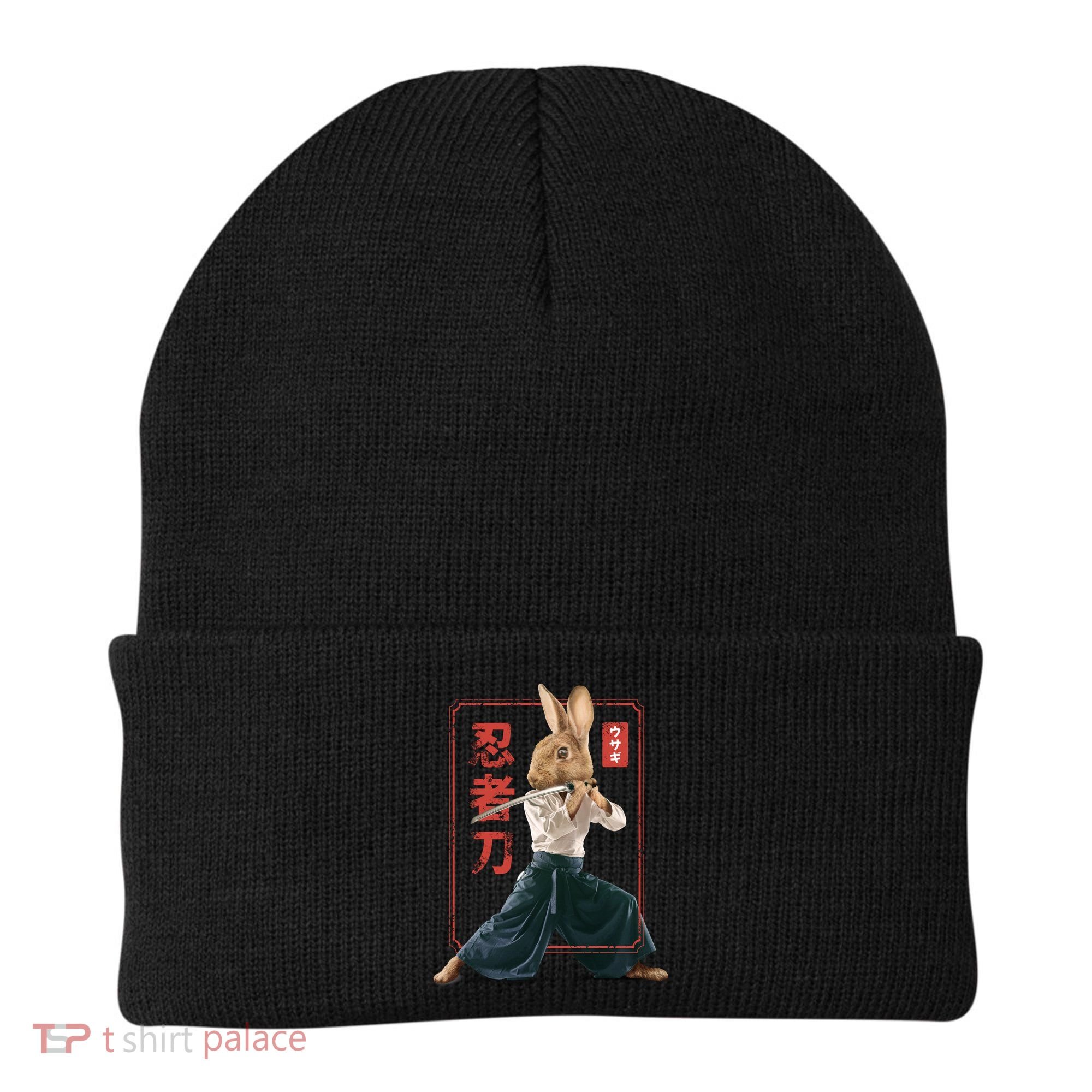 Japanese Ninja Rabbit Beanie