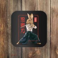 Japanese Ninja Rabbit Coaster thumb 0