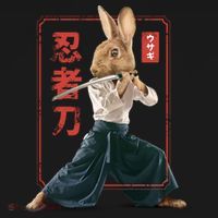 Japanese Ninja Rabbit Ornament thumb 1