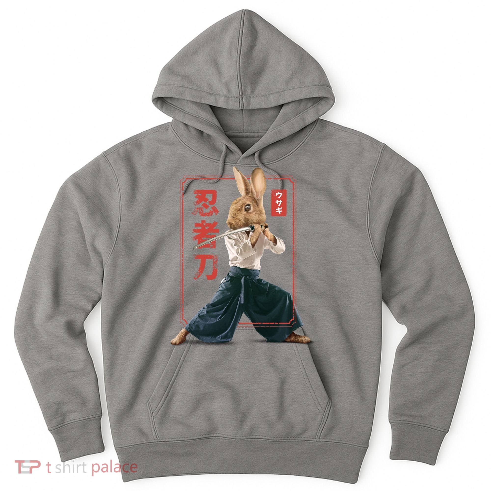 Japanese Ninja Rabbit Hoodie