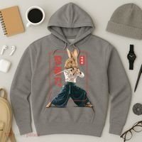 Japanese Ninja Rabbit Hoodie thumb 3