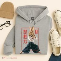 Japanese Ninja Rabbit Hoodie thumb 4