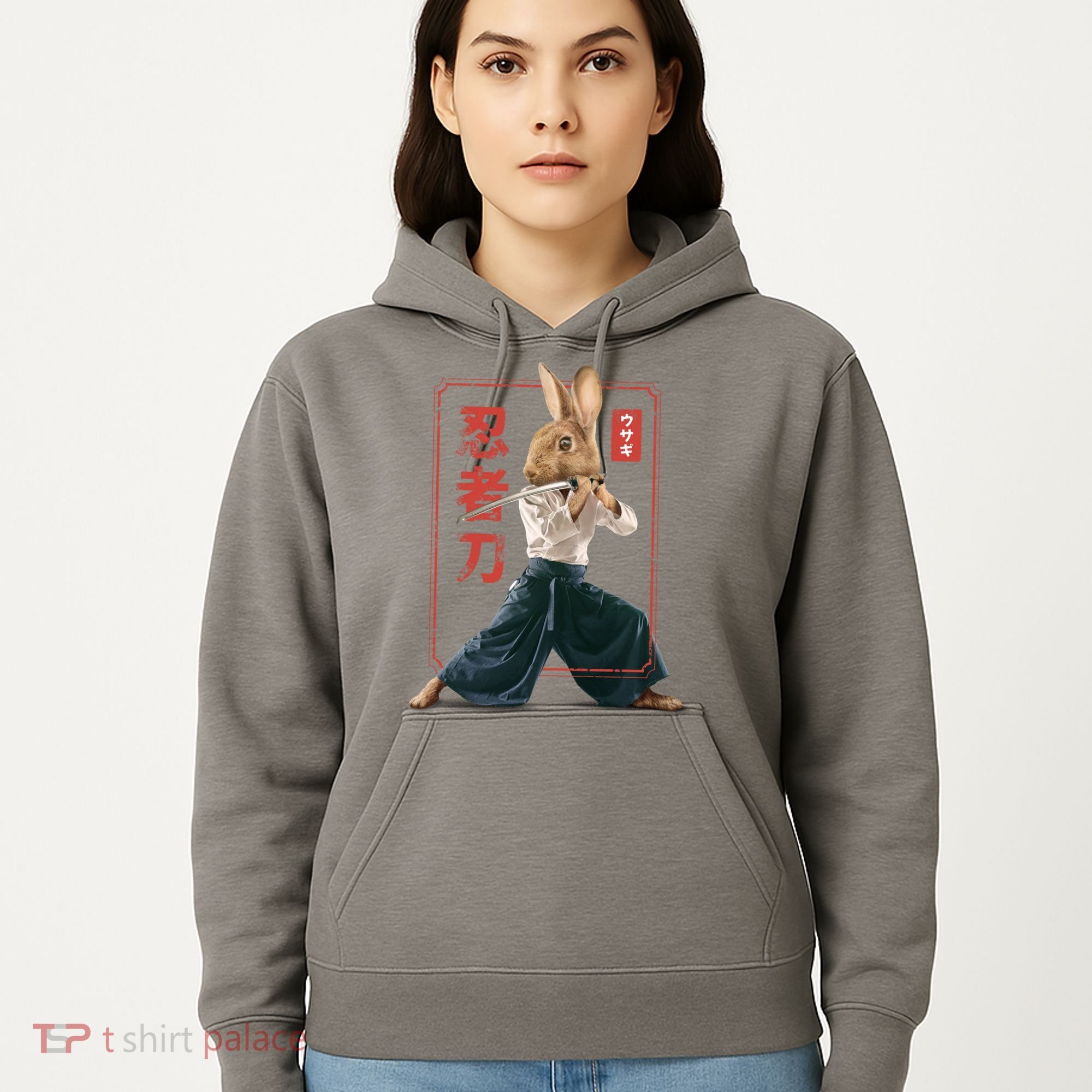 Japanese Ninja Rabbit Hoodie