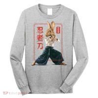 Japanese Ninja Rabbit Long Sleeve Shirt thumb 0