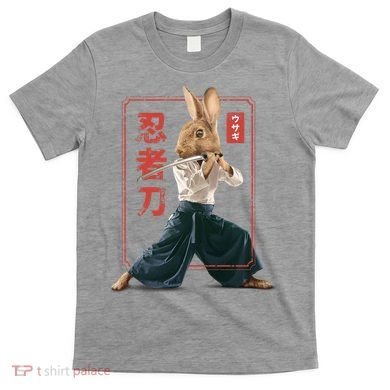 Japanese Ninja Rabbit T-Shirt