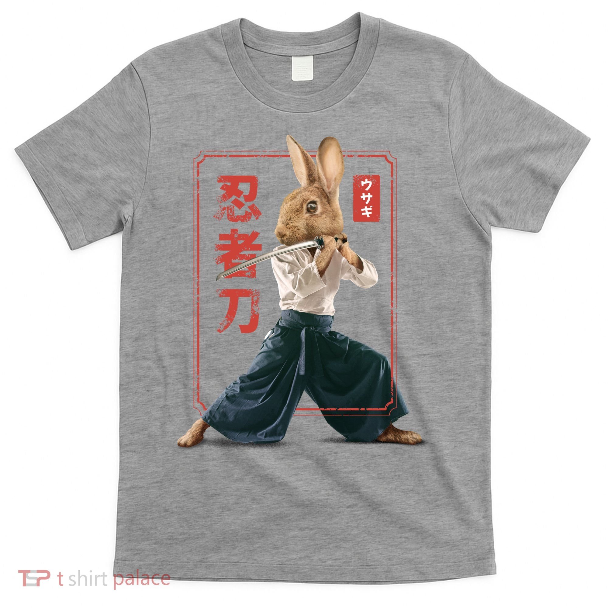 Japanese Ninja Rabbit T-Shirt