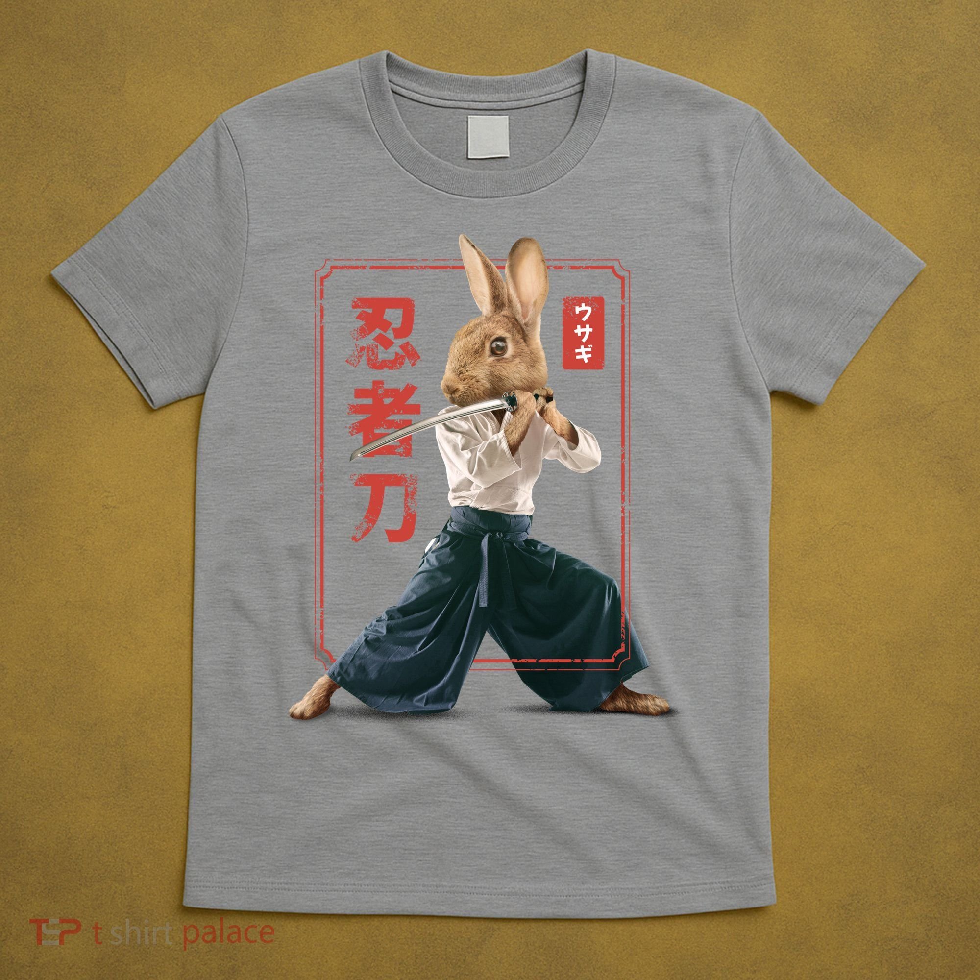 Japanese Ninja Rabbit T-Shirt