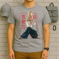 Japanese Ninja Rabbit T-Shirt thumb 6